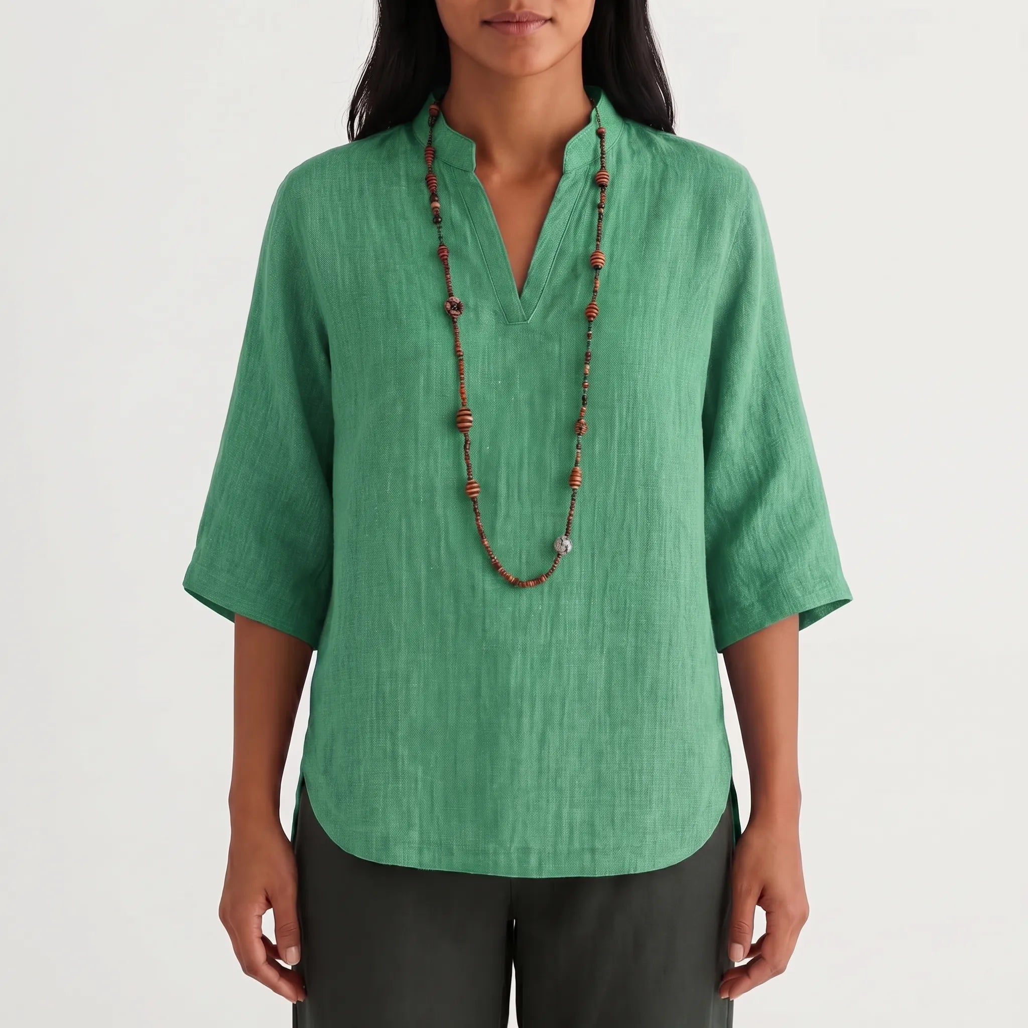Linen Tunic Top