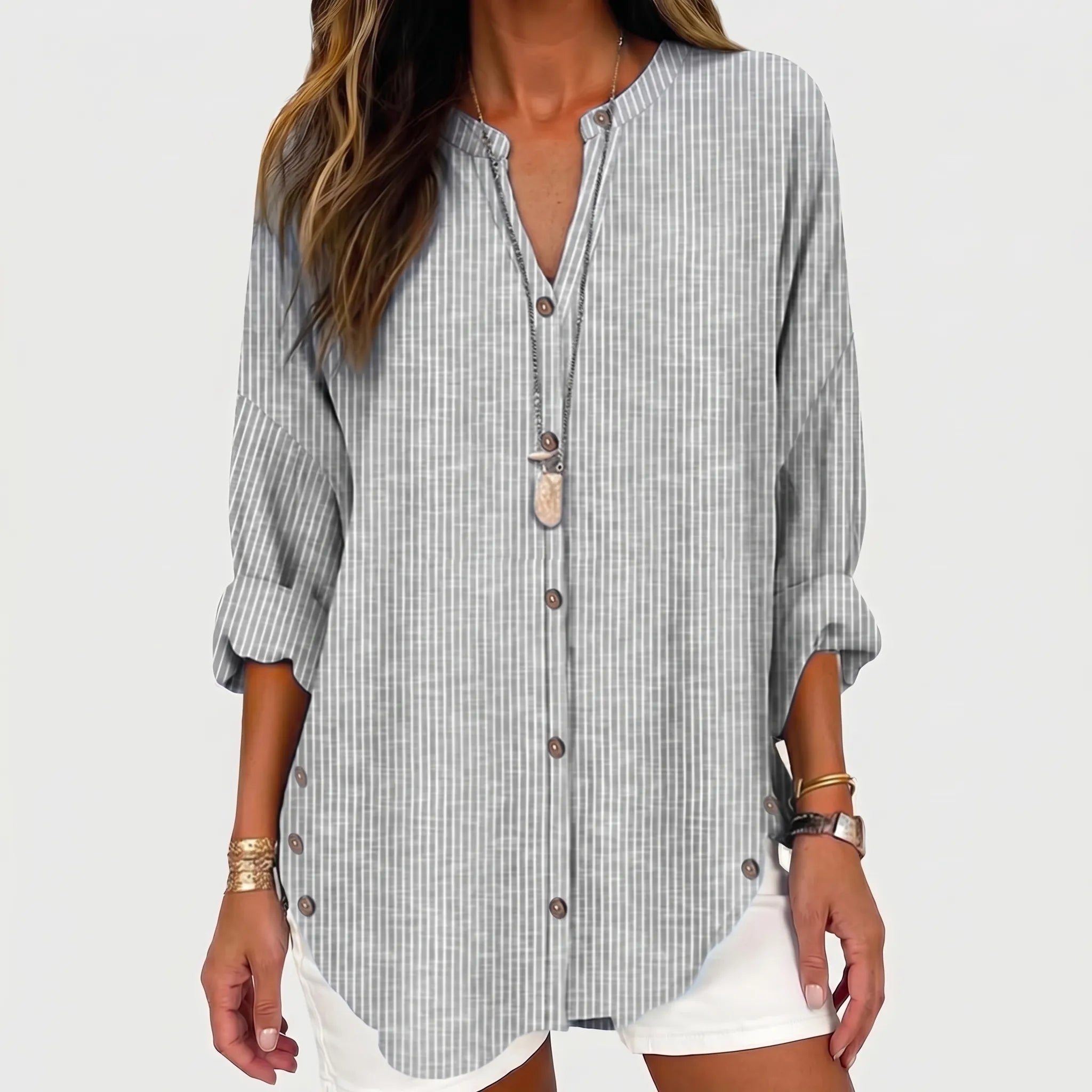 Striped Tunic Blouse