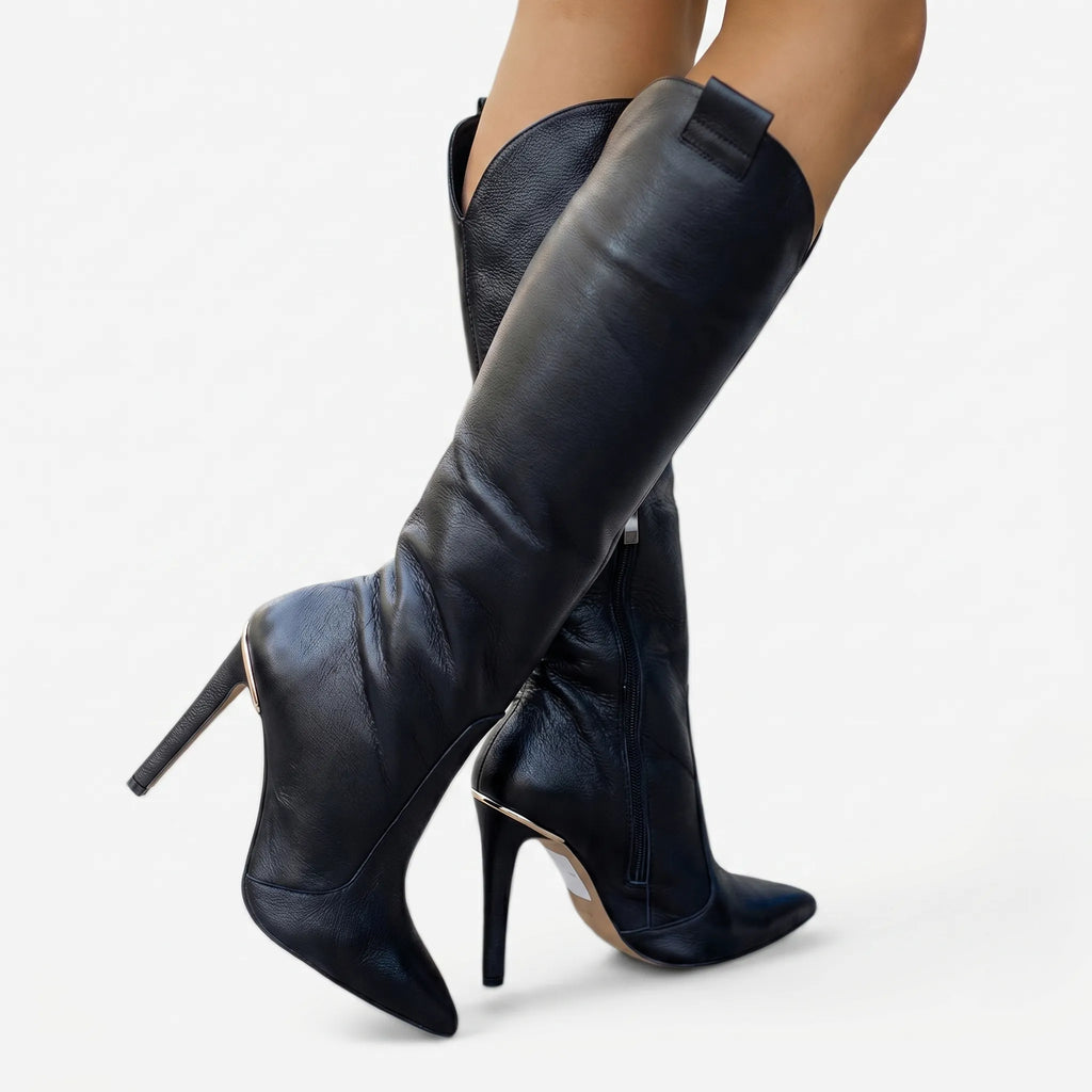 Stiletto Knee High Boots