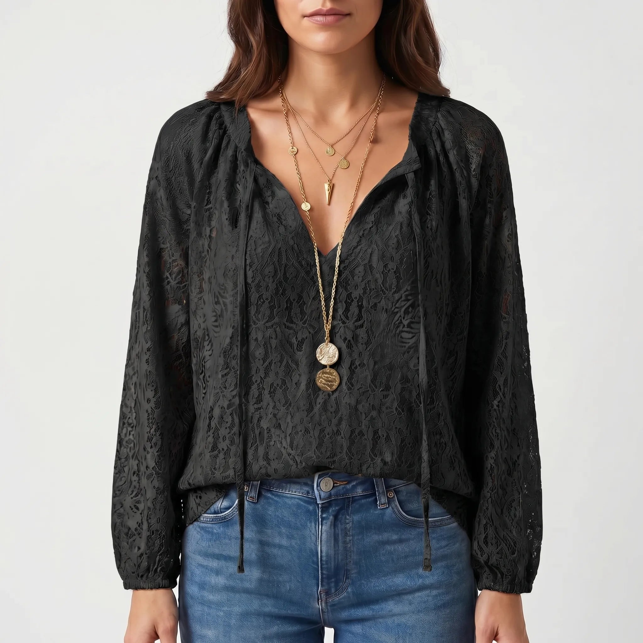Boho Lace Blouse