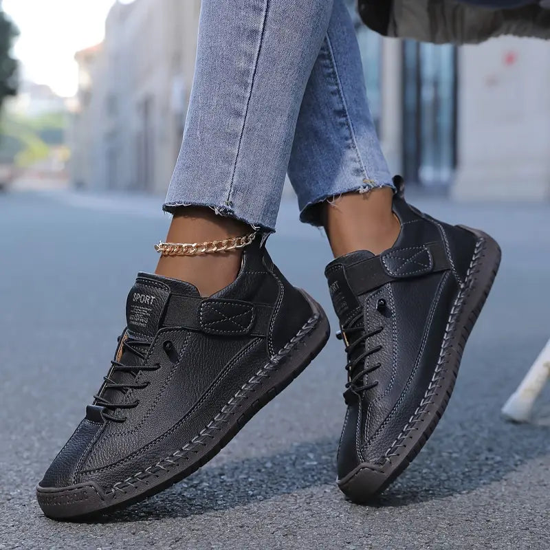 Women's Orthopedic Leather Sneakers