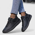 Women's Supportive Cushioned Comfort Sneakers - Black
