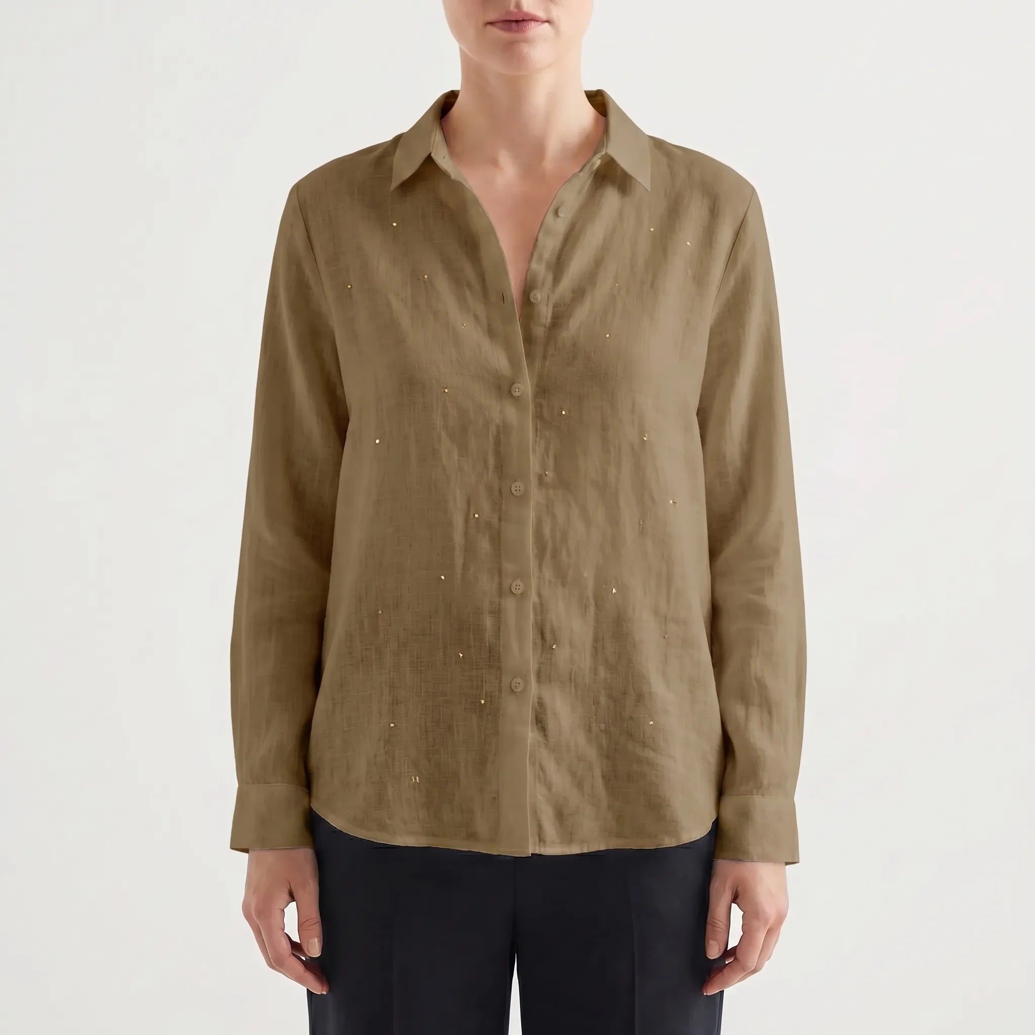 Summer Button Down Blouse