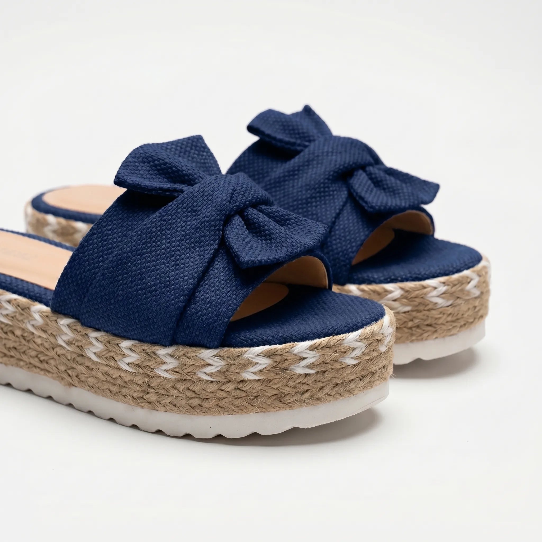Bow Platform Sandals