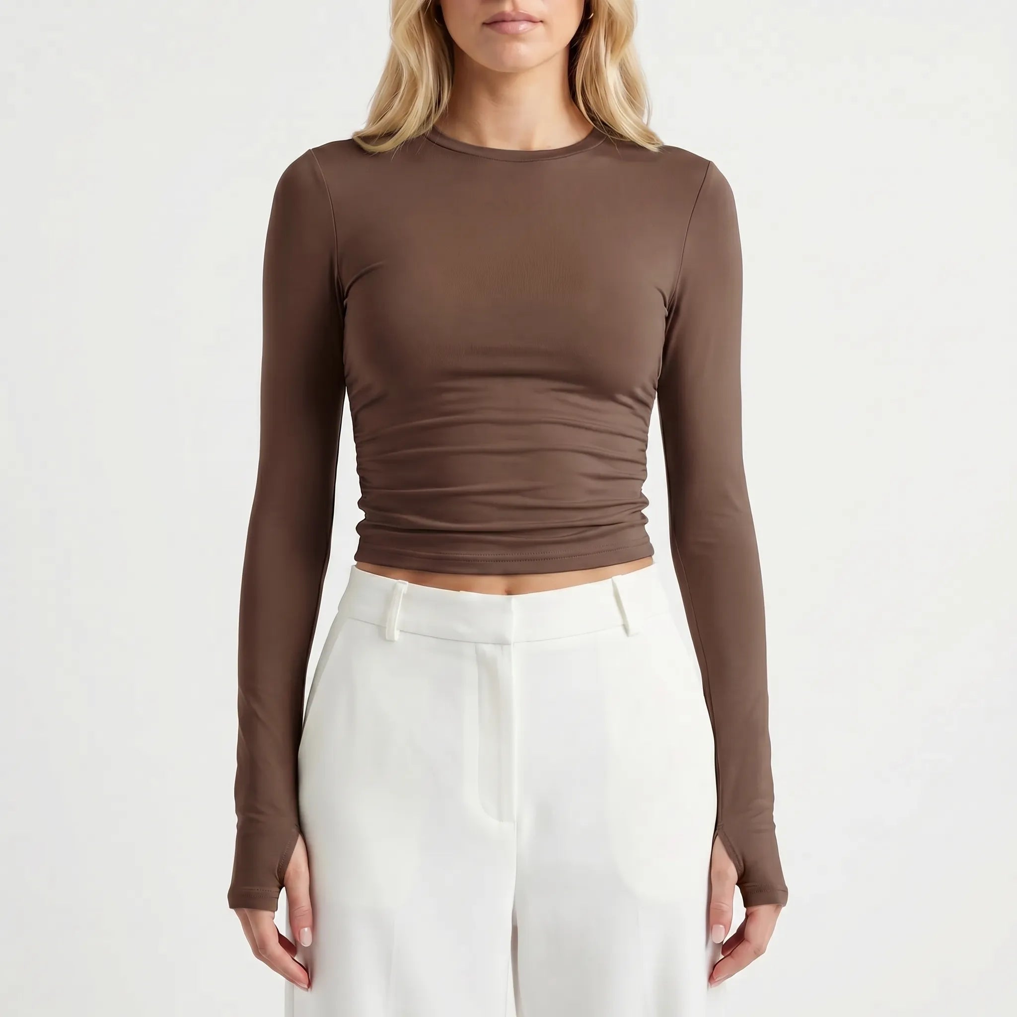 Long Sleeve Crop Top