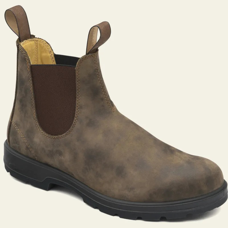 Men's Waterproof Vegan Leather Chelsea Boots - Brown