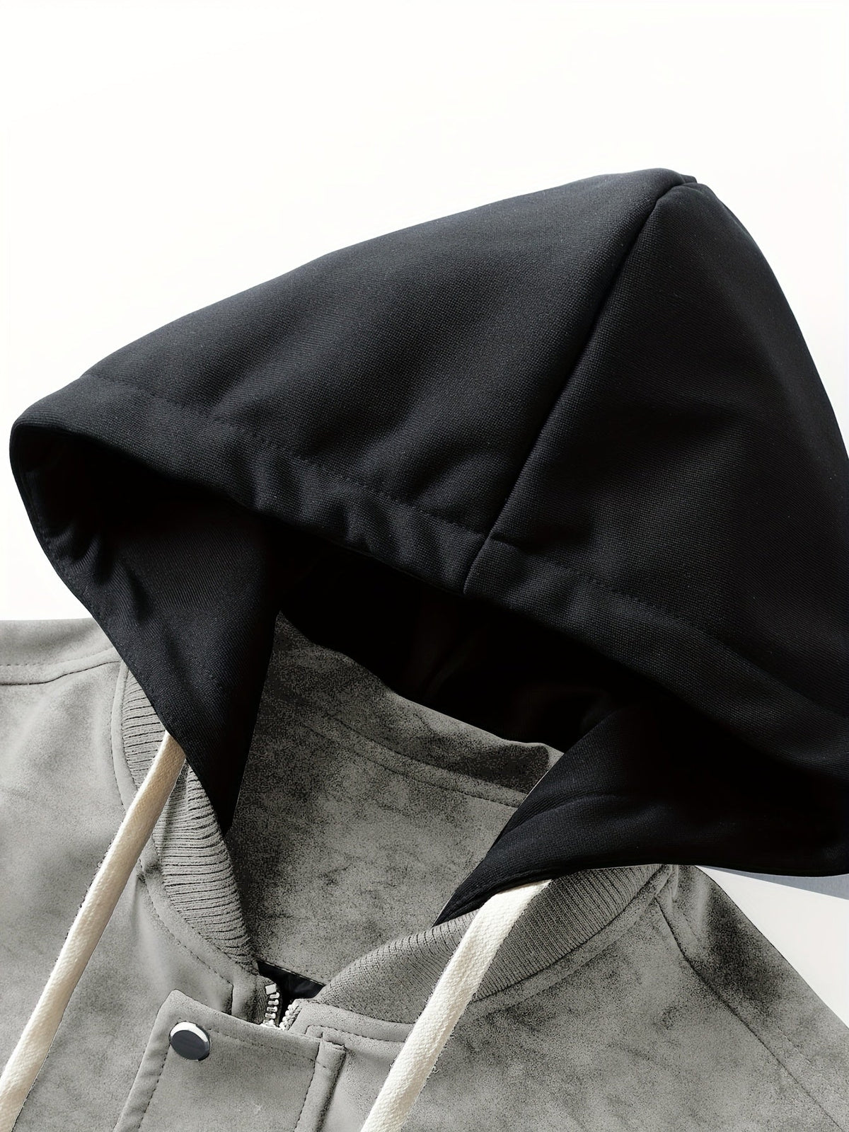 Women's Relaxed Fit Hooded Zip-Up Jacket with Sleeve Pocket