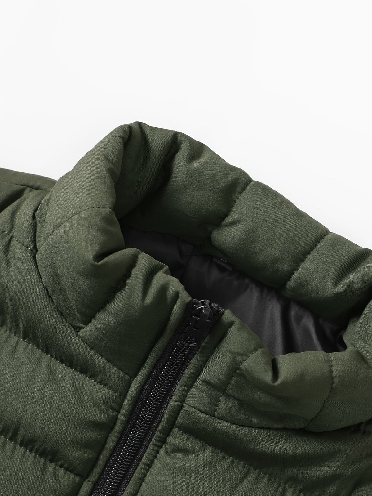 Men's Quilted Stand-Collar Vest