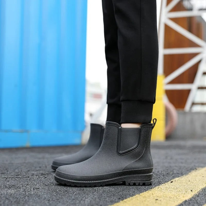 Women's Waterproof Chelsea Platform Rain Boots