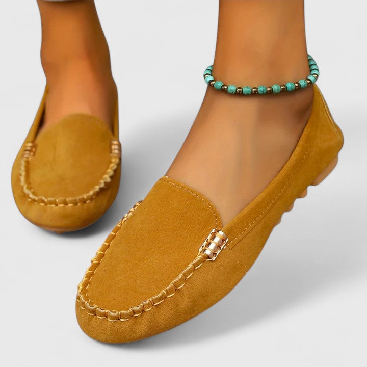 Women's Metal Accent Orthopedic Loafers