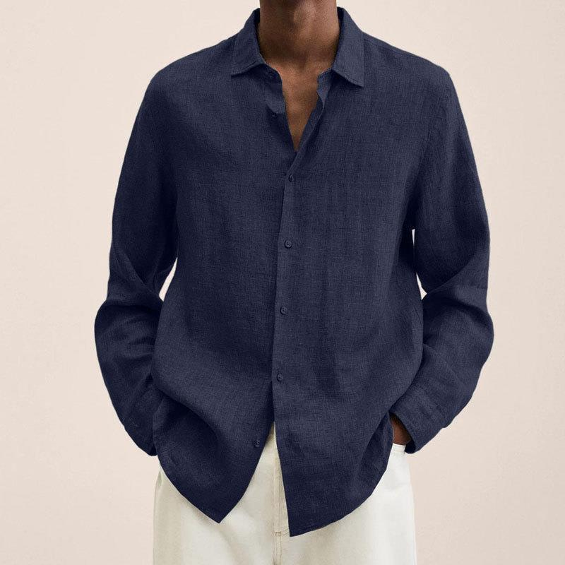 Men's Long-Sleeve Button-Up Shirt