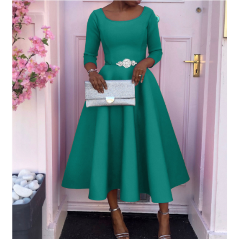 Women's A-Line Midi Dress