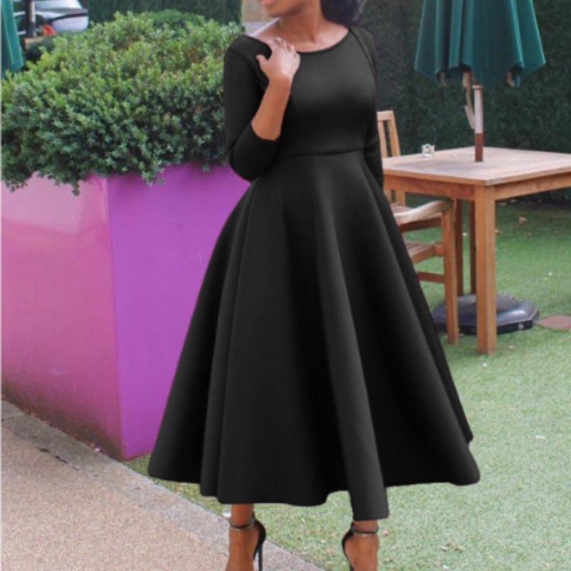Women's A-Line Midi Dress