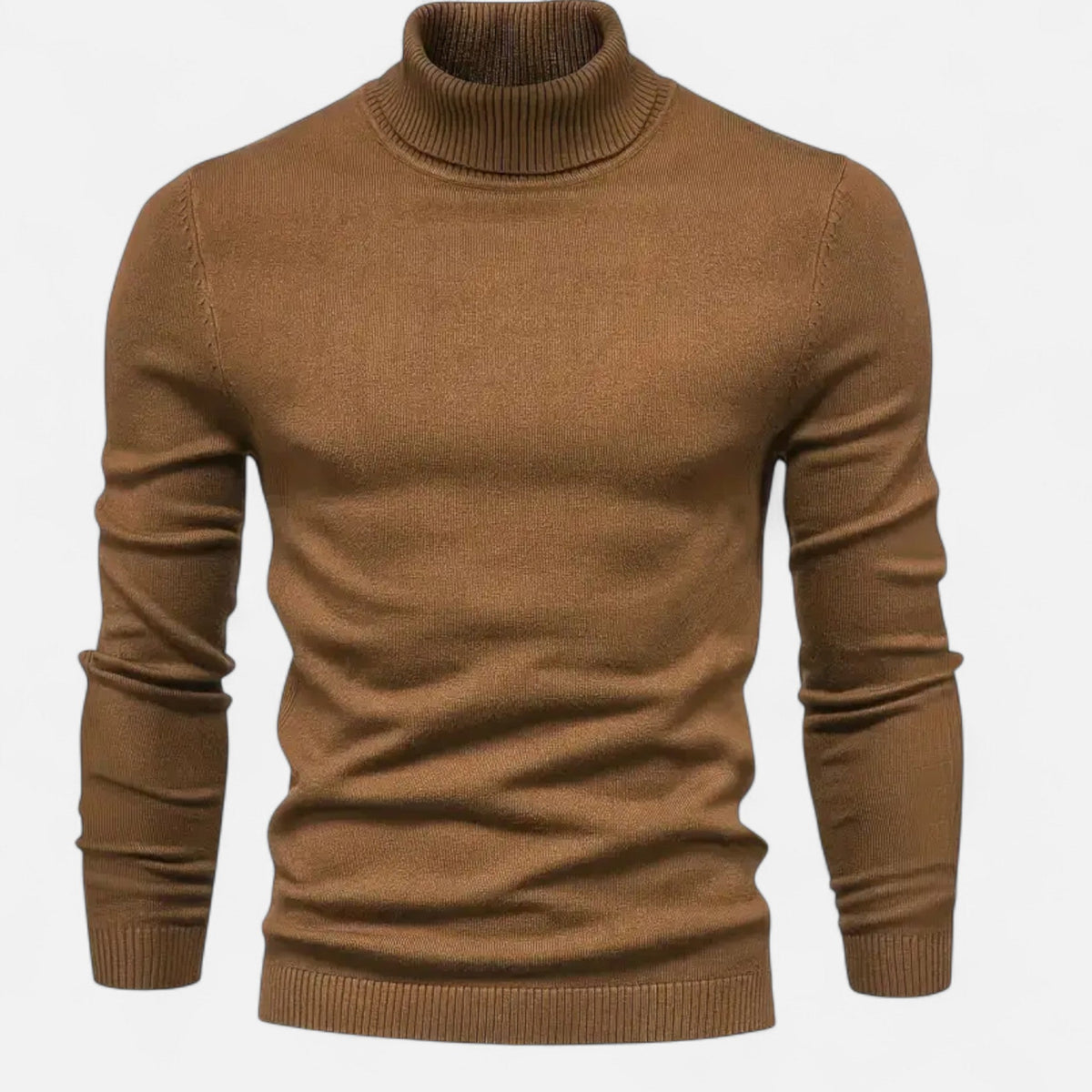 Men's Wool Blend Lapel Neck Pullover Sweater
