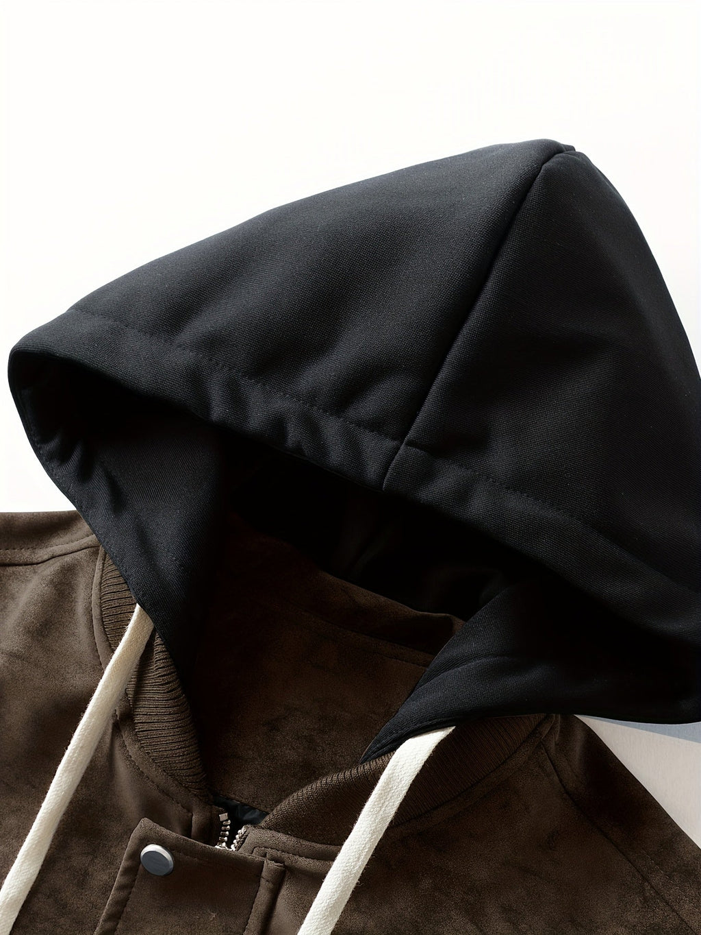 Women's Relaxed Fit Hooded Zip-Up Jacket with Sleeve Pocket