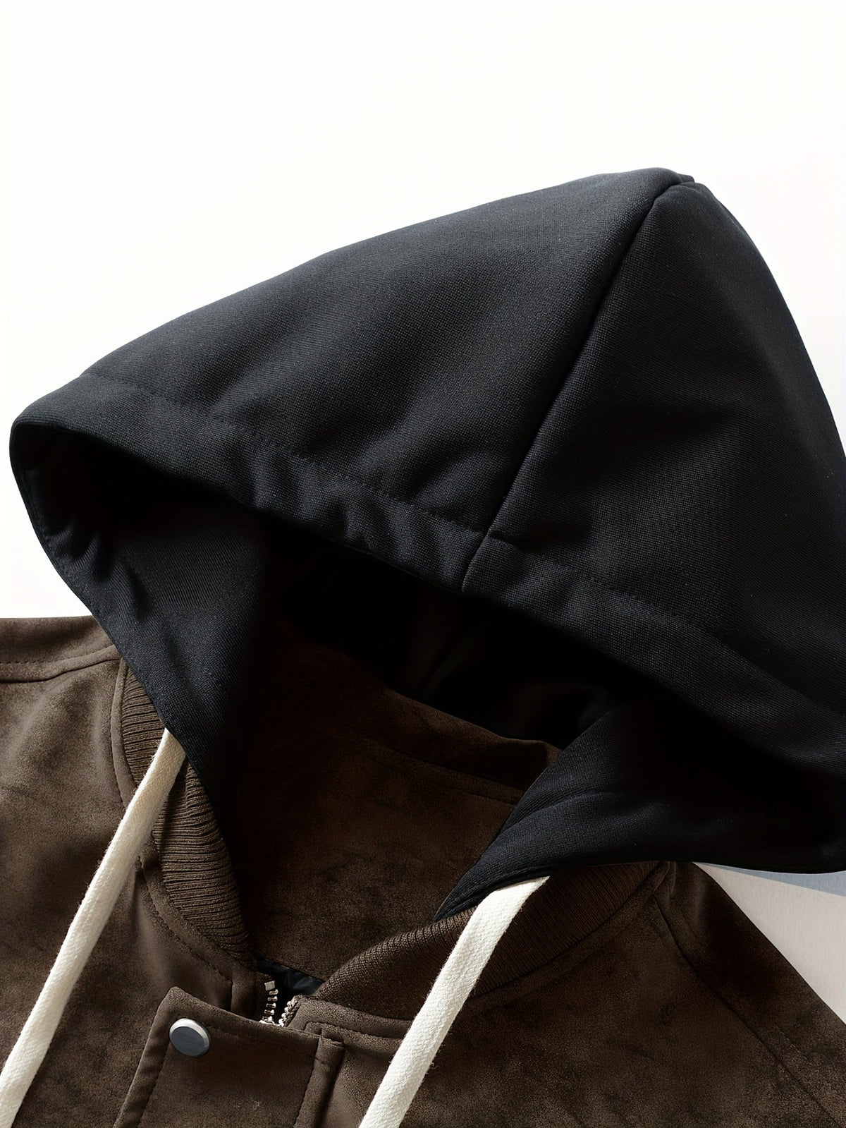 Women's Relaxed Fit Hooded Zip-Up Jacket with Sleeve Pocket