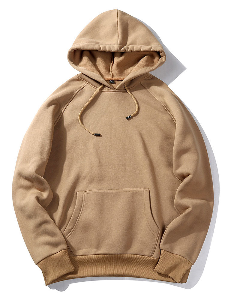 Men's Raglan Pullover Hoodie and Cuffed Jogger Set