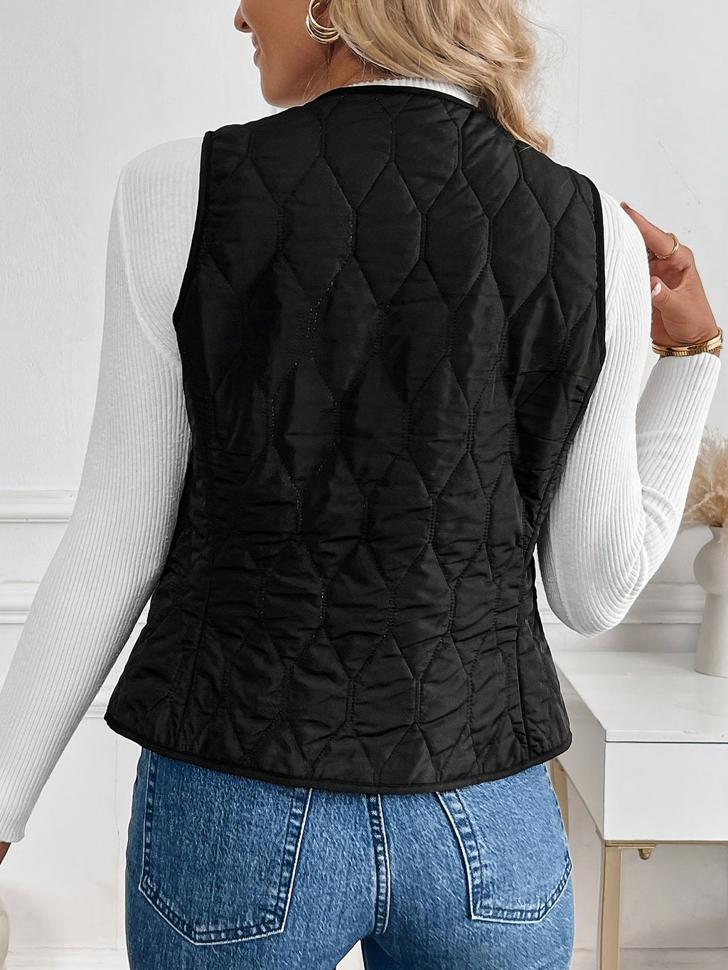 Women's Reversible Quilted Vest