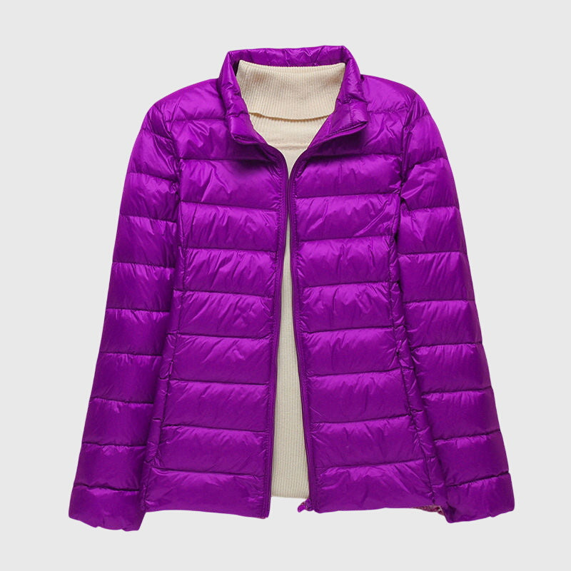 Women's Ultra-Light Stand Collar Quilted Jacket