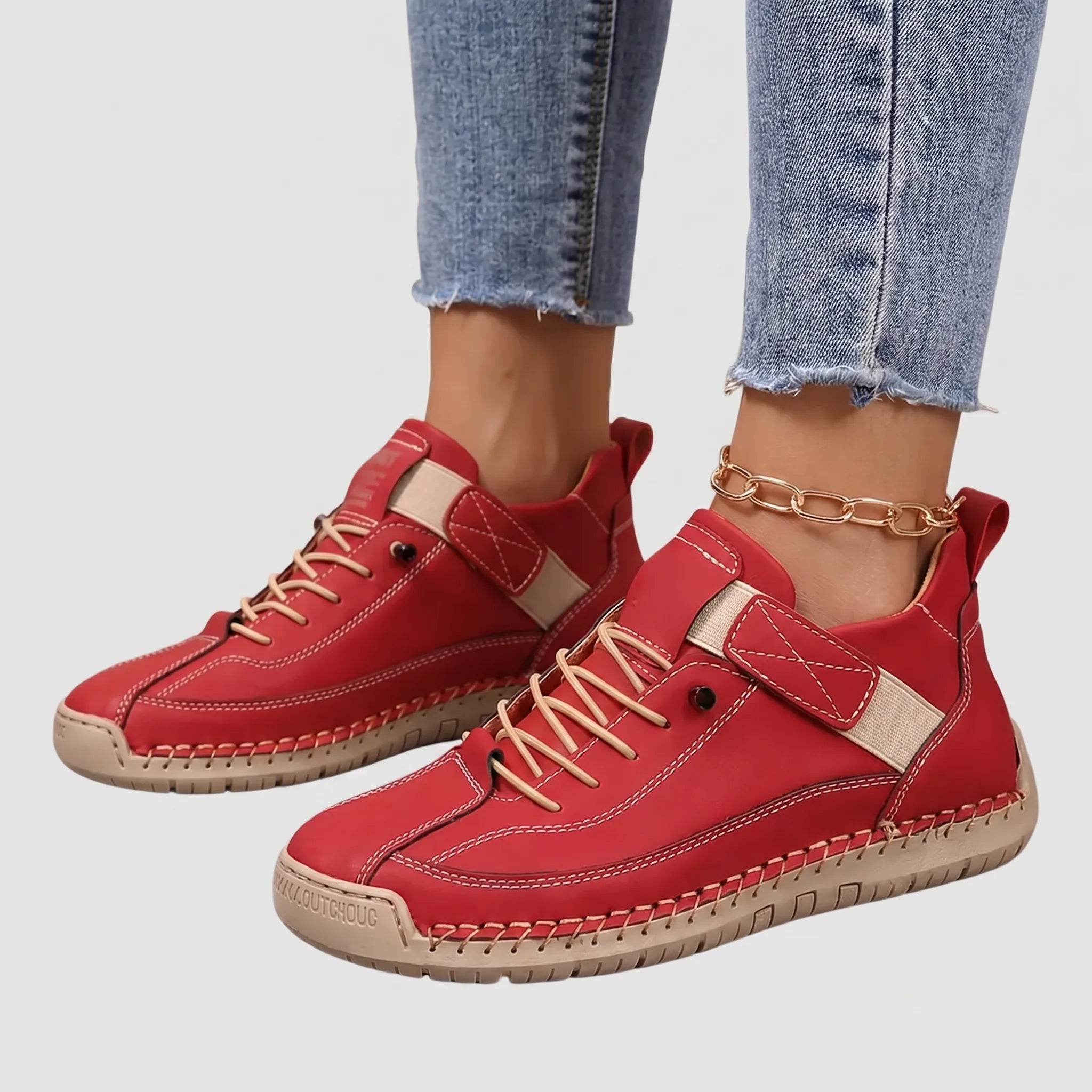 Lace Up Walking Sneakers