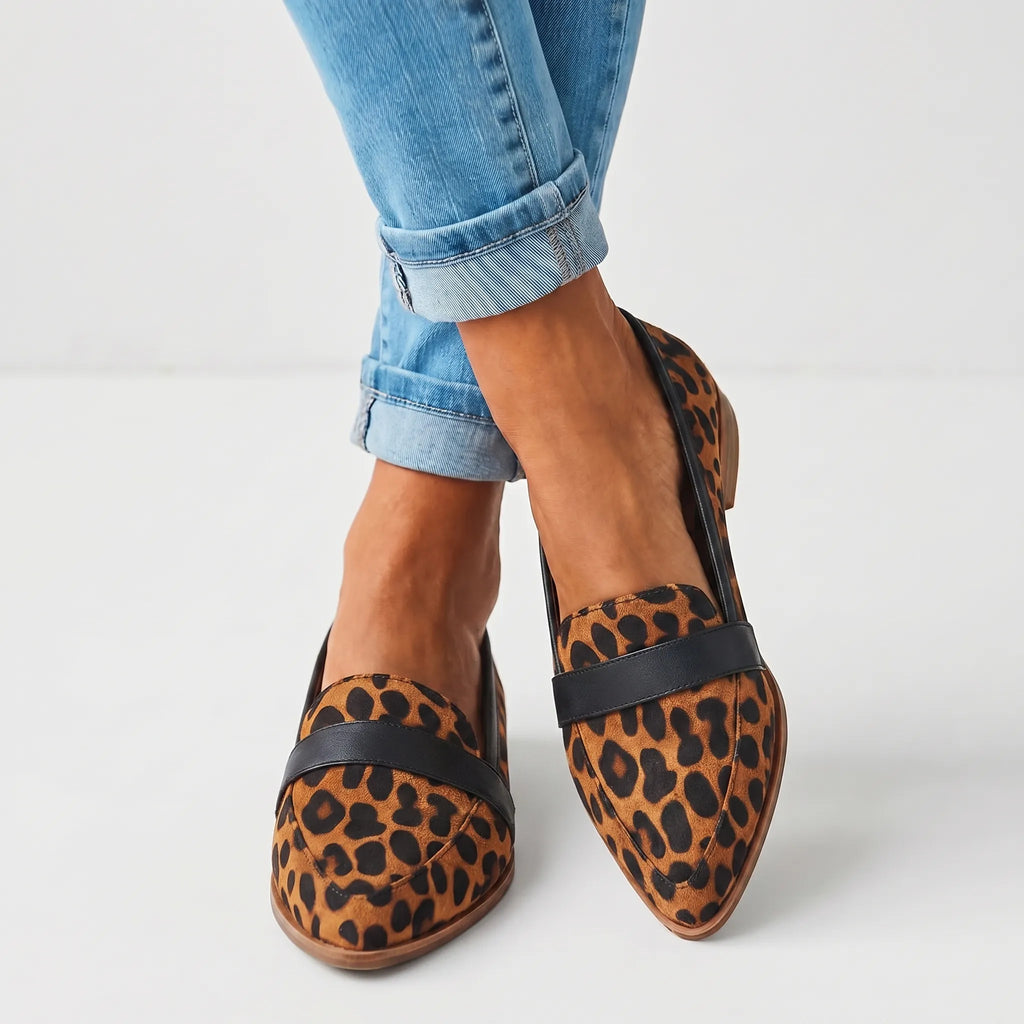 Pointed Toe Slip-On Loafers