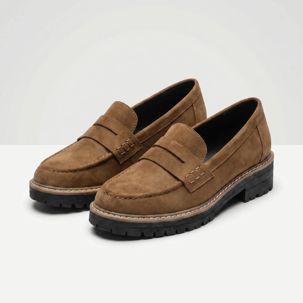 Chunky Sole Penny Loafers