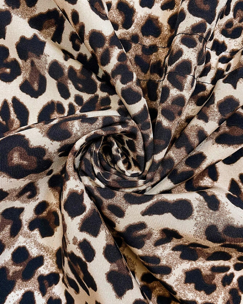 Women’s Reversible Leopard Print Zip Coat