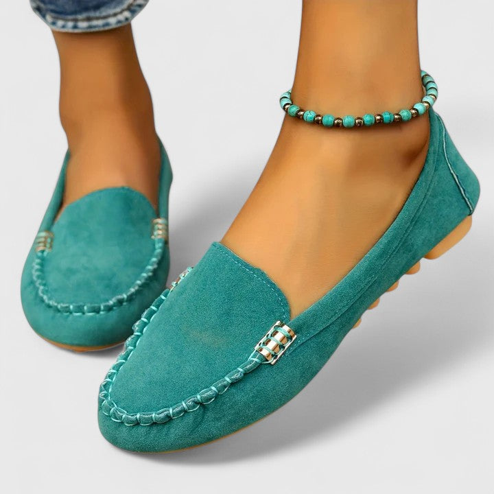 Women's Metal Accent Orthopedic Loafers