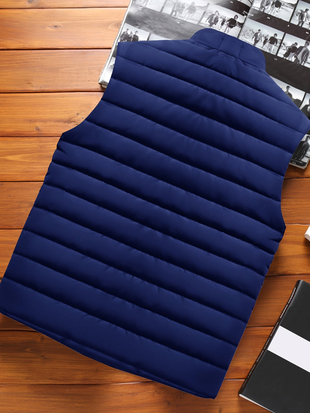 Men's Quilted Stand-Collar Vest