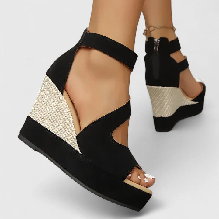 Women's Orthopedic Woven Wedge Sandals