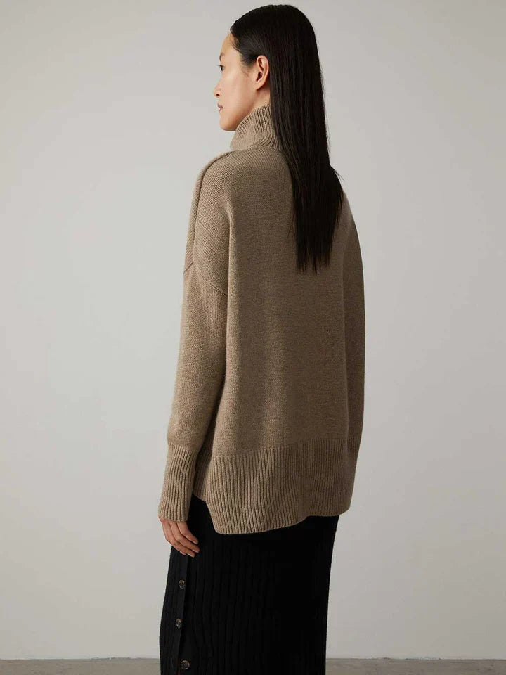 Women's Cashmere-Blend Roll-Neck Sweater