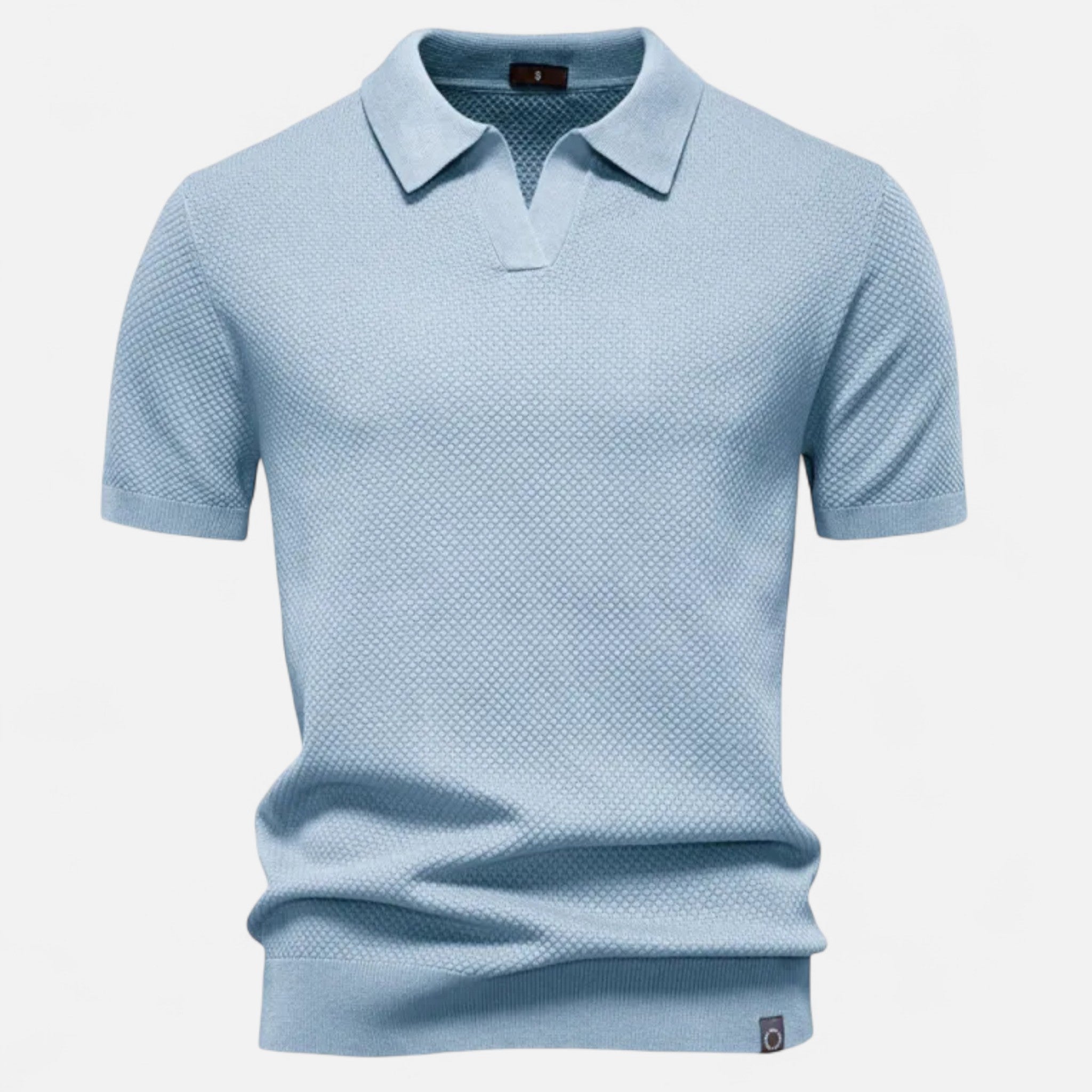 Men's Wool Pineapple Polo Shirt