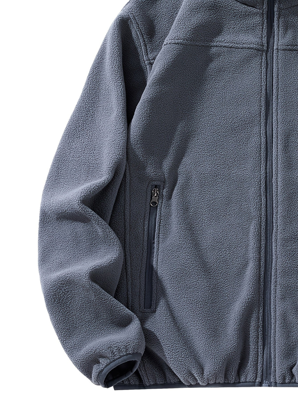 Women's Rugged Full-Zip Jacket with Stand-Up Collar