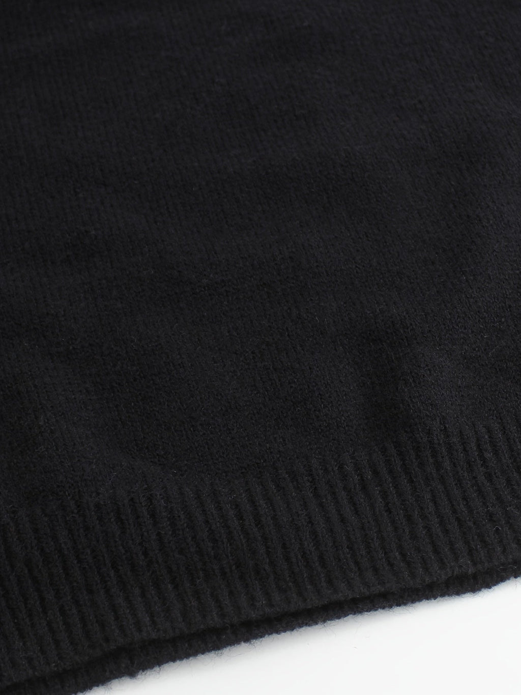 Women's Ribbed Round Neck Sweater with Striped Cuffs