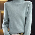 Women's Soft Knit Relaxed Fit Turtleneck Sweater