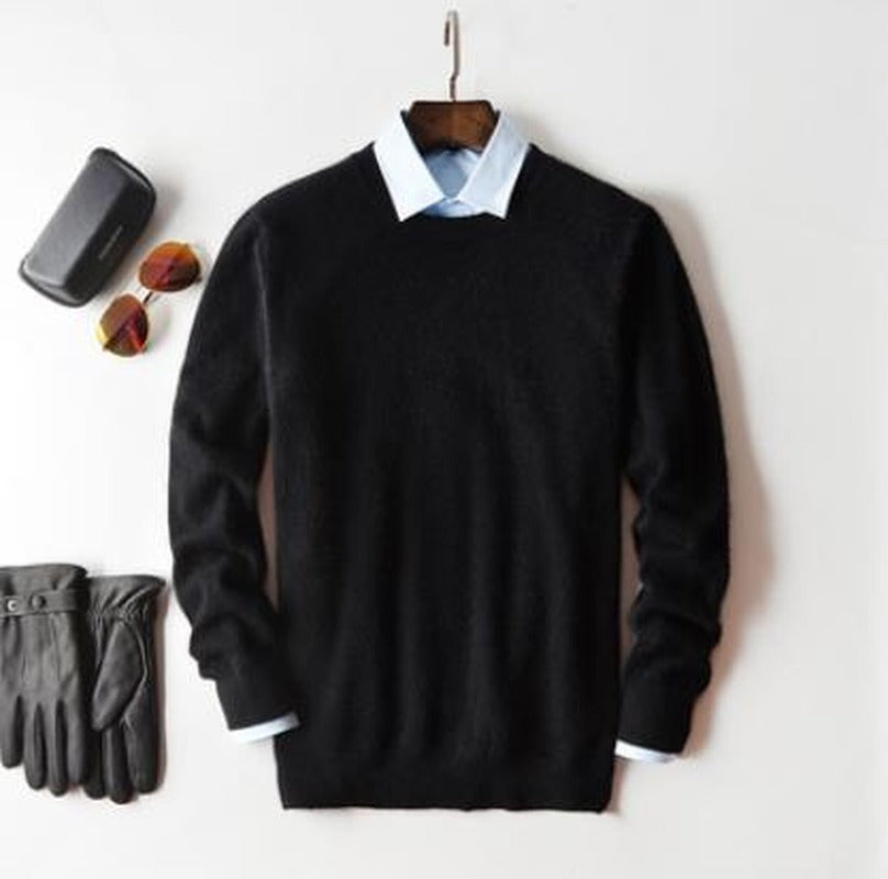 Men's Cashmere Crew Neck Pullover