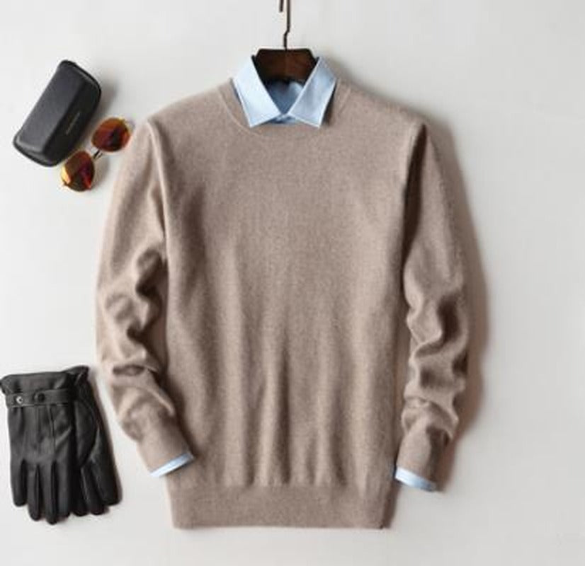 Men's Cashmere Crew Neck Pullover