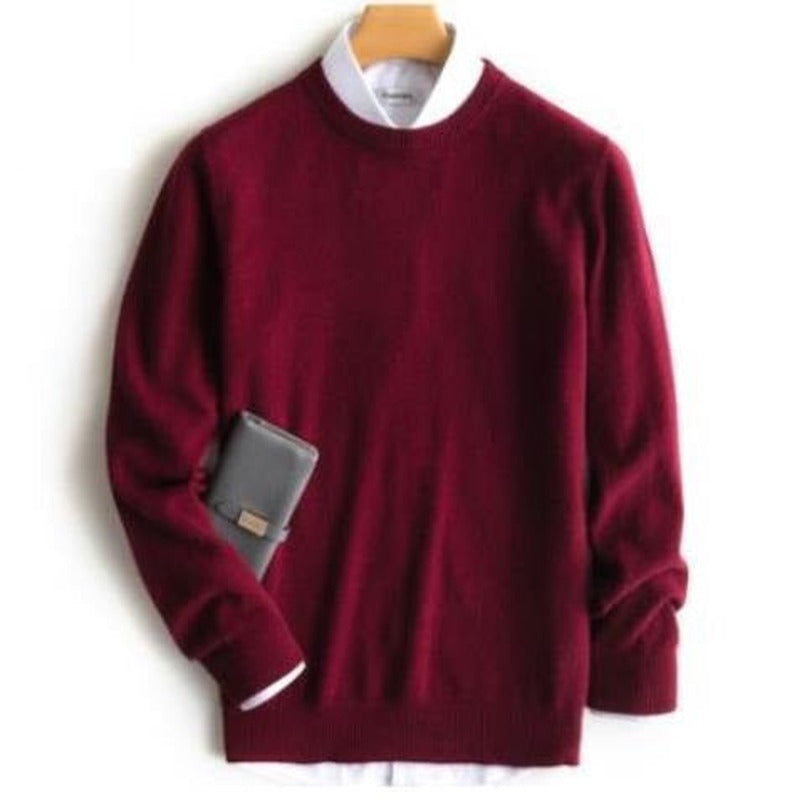 Men's Cashmere Crew Neck Pullover