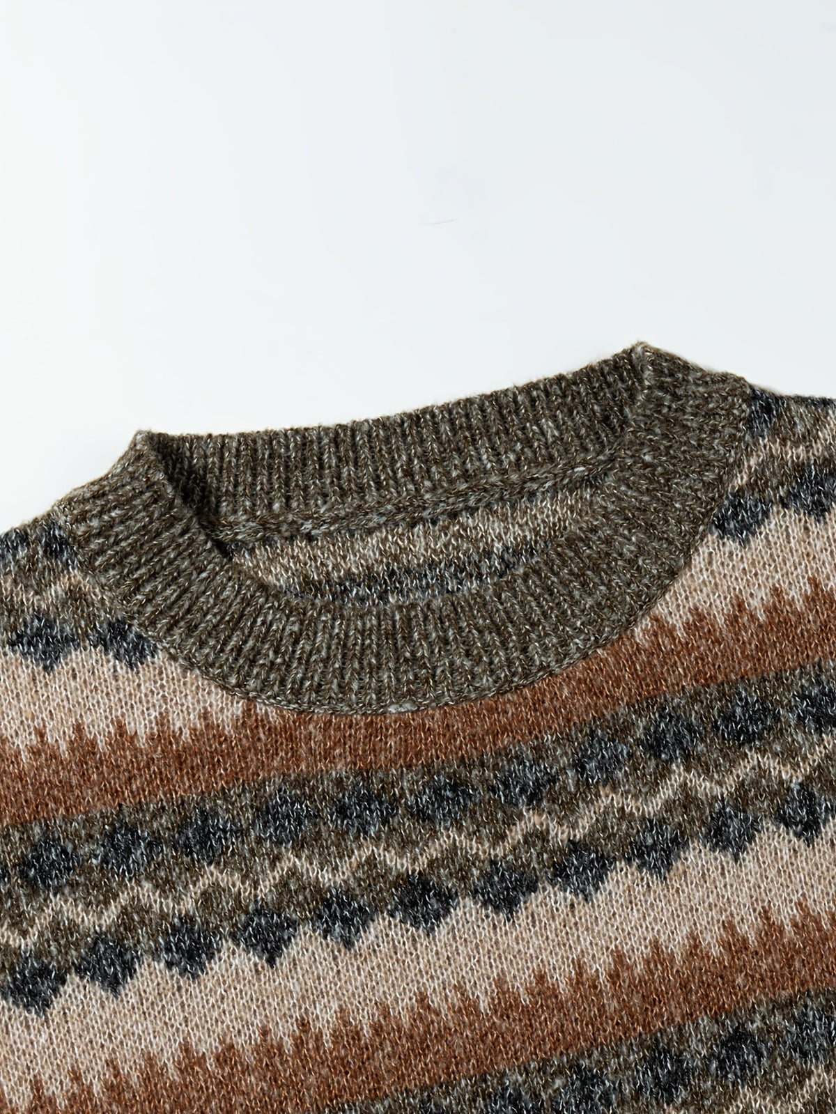 Women's Heritage Patterned Knit Crew Sweater