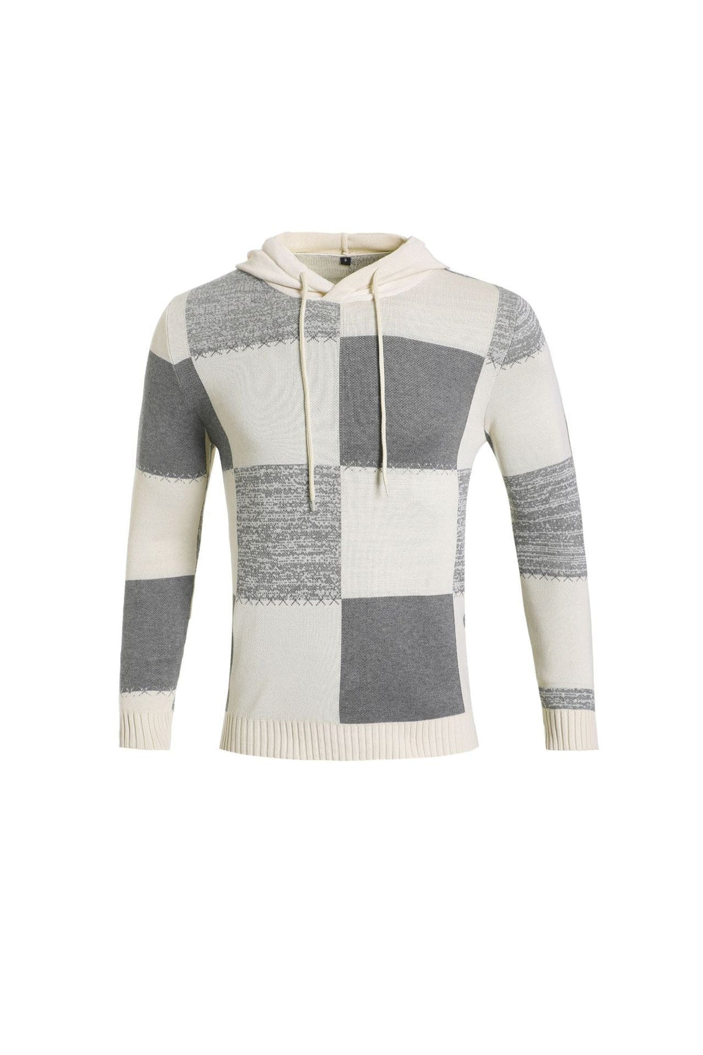Men's Textured Knit Zip Cardigan with Side Pockets