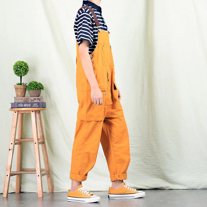 Men's Utility Cargo Bib Overalls