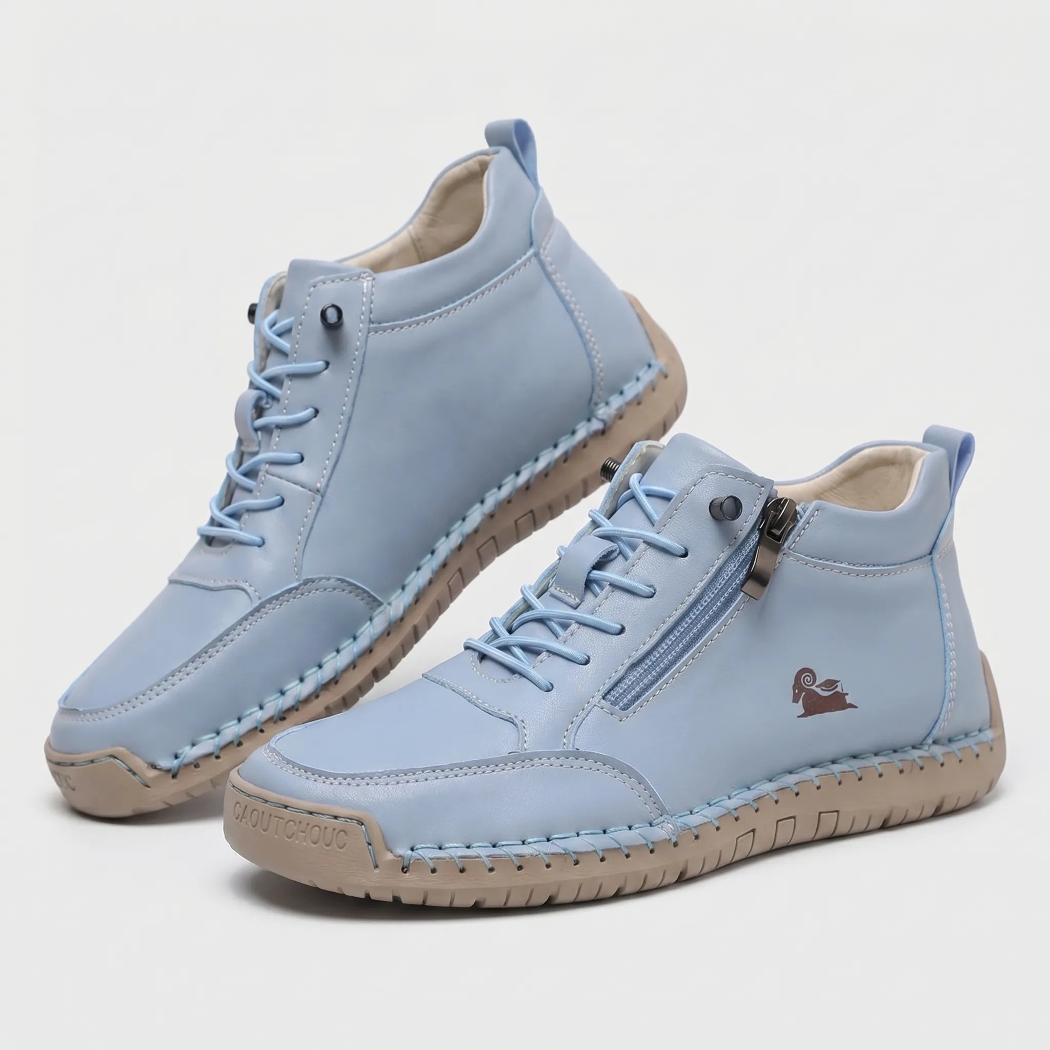 Zip Up Walking Sneakers