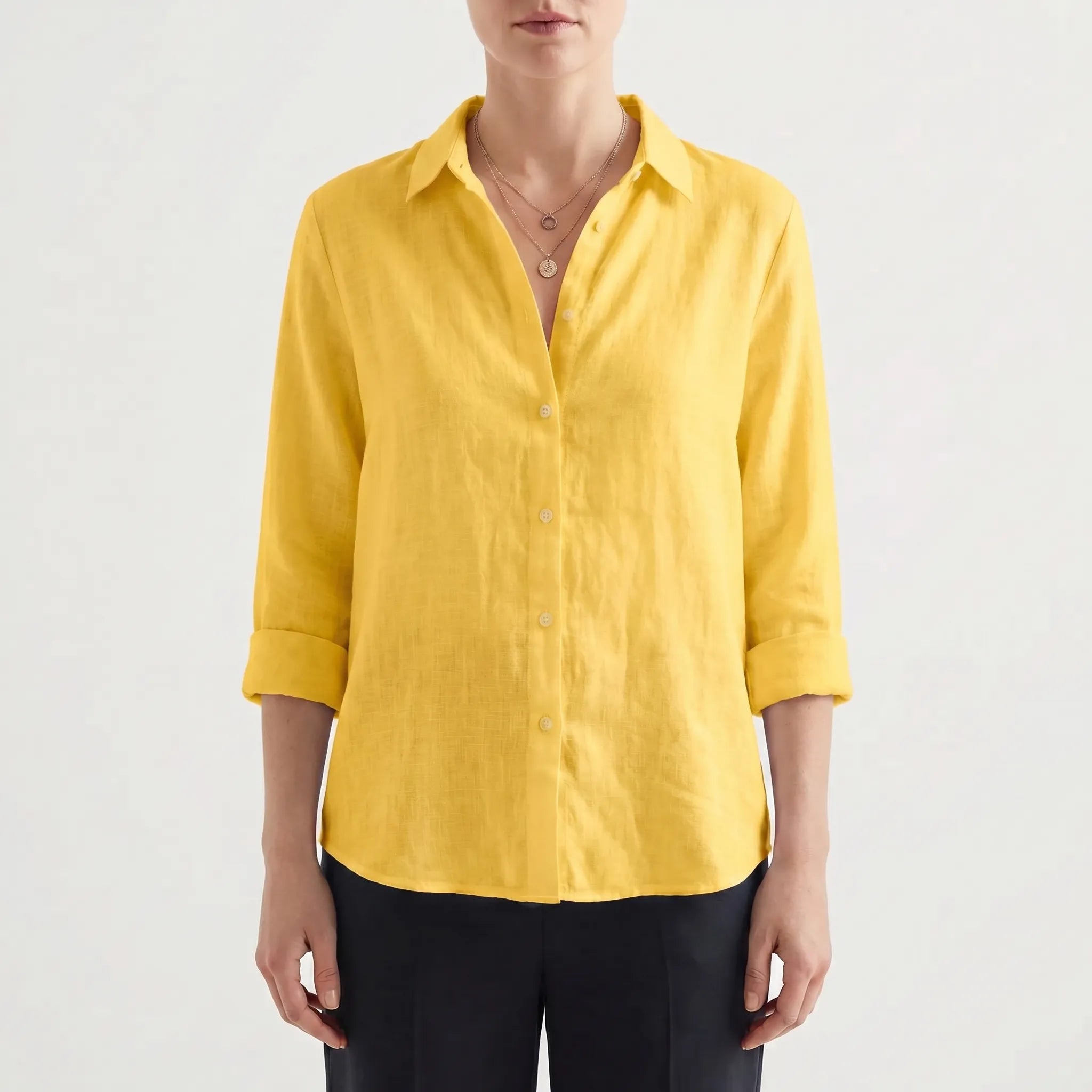 Summer Button Down Blouse