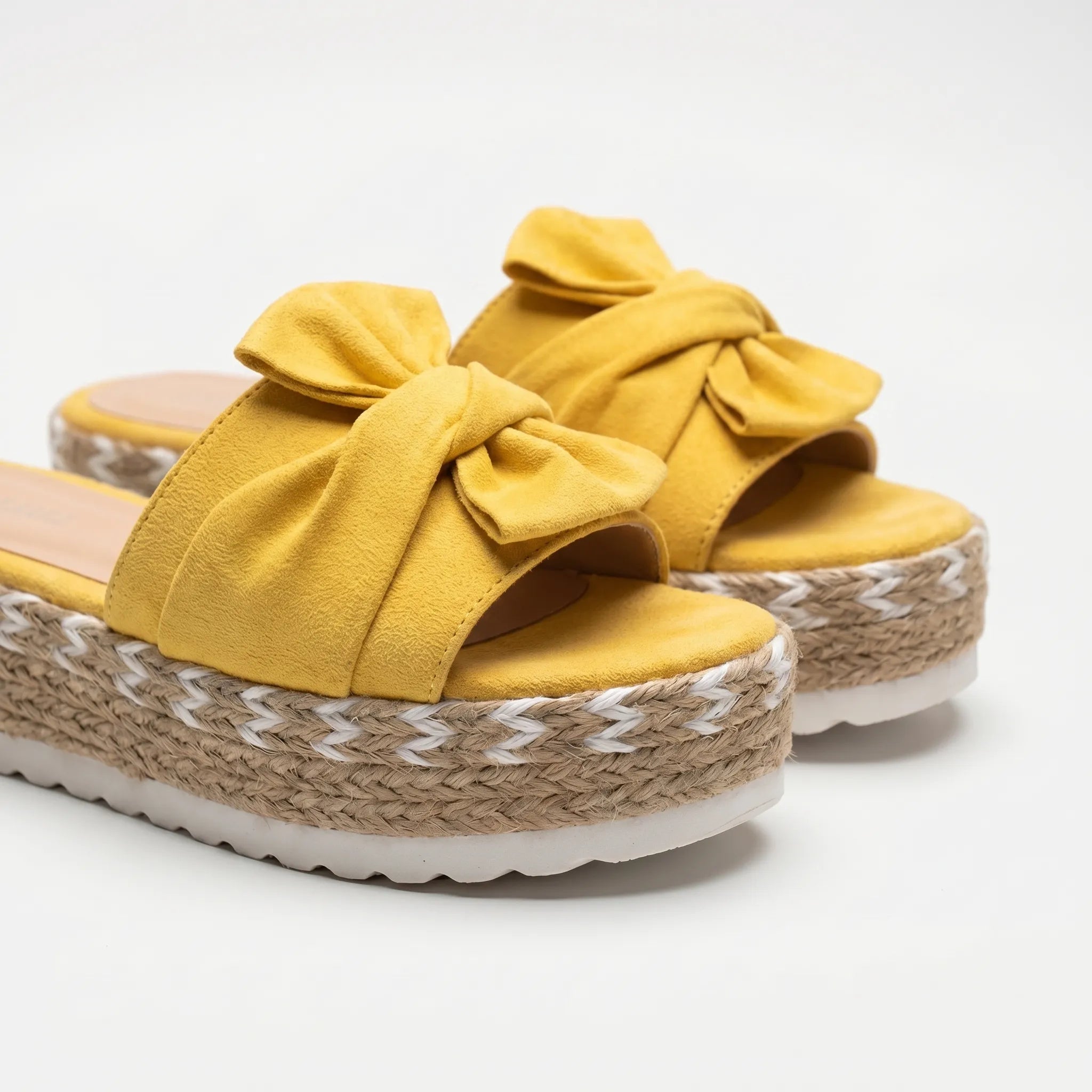 Bow Platform Sandals
