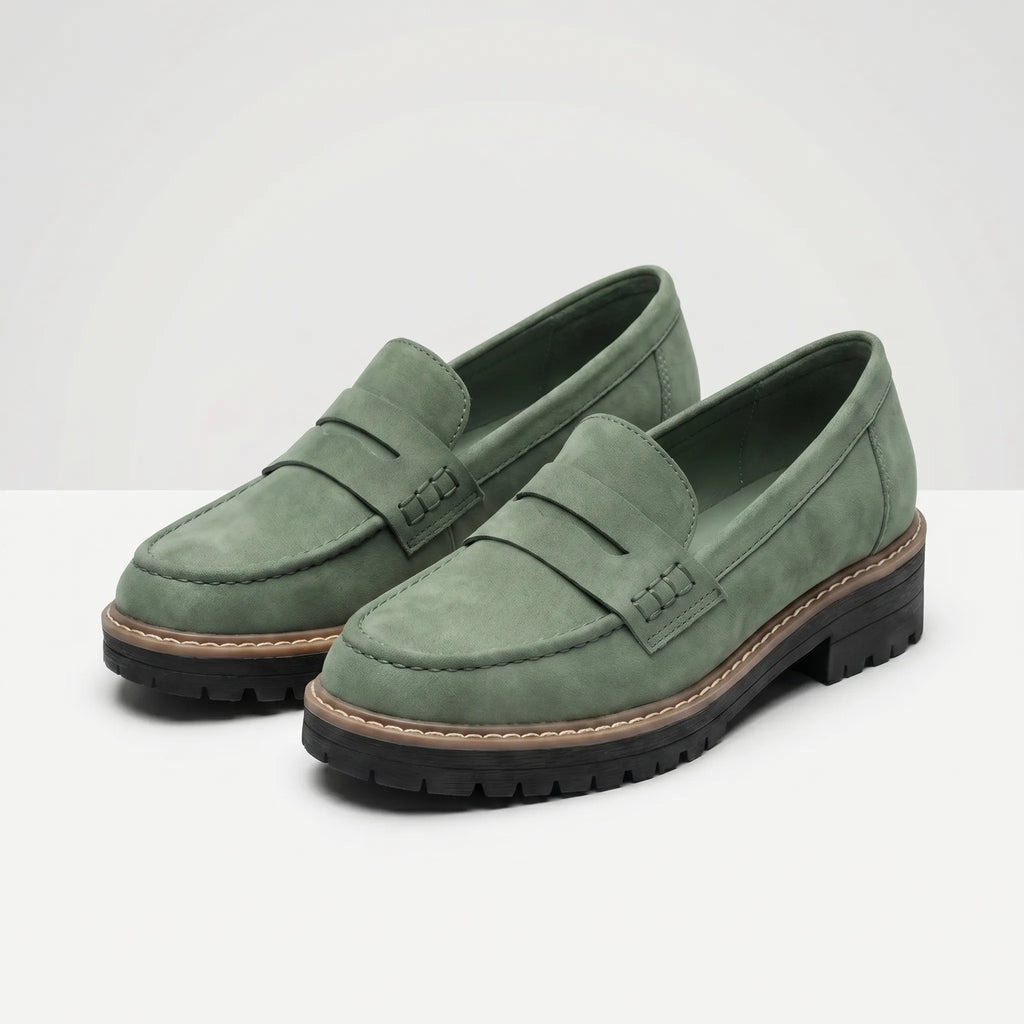 Chunky Sole Penny Loafers