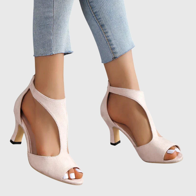 Women's Orthopedic Heels with Stretch Fit