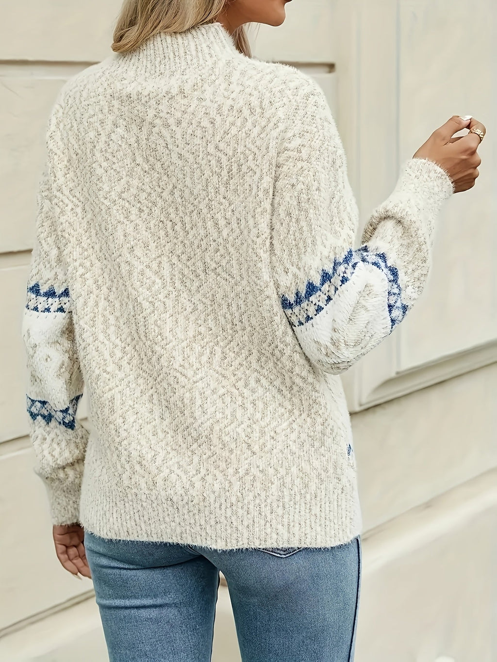 Women's Snowflake Fair Isle Holiday Sweater