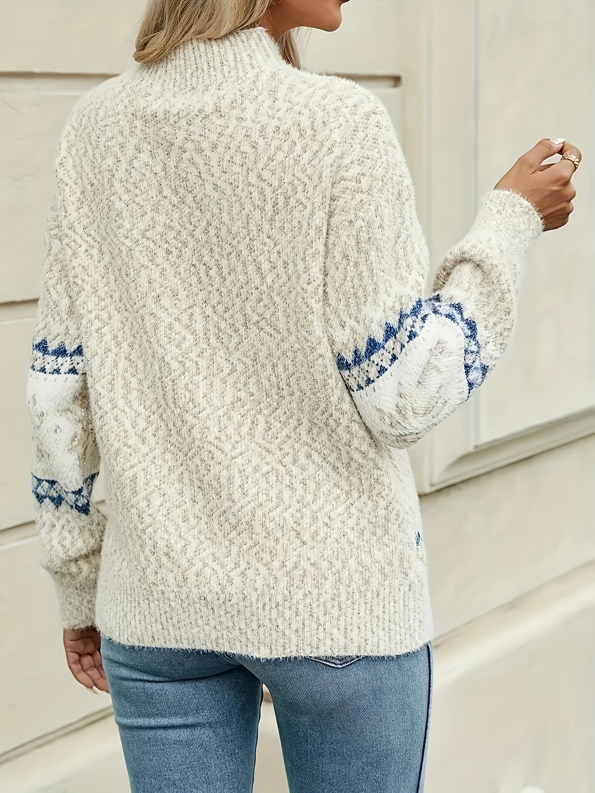 Women's Snowflake Fair Isle Holiday Sweater