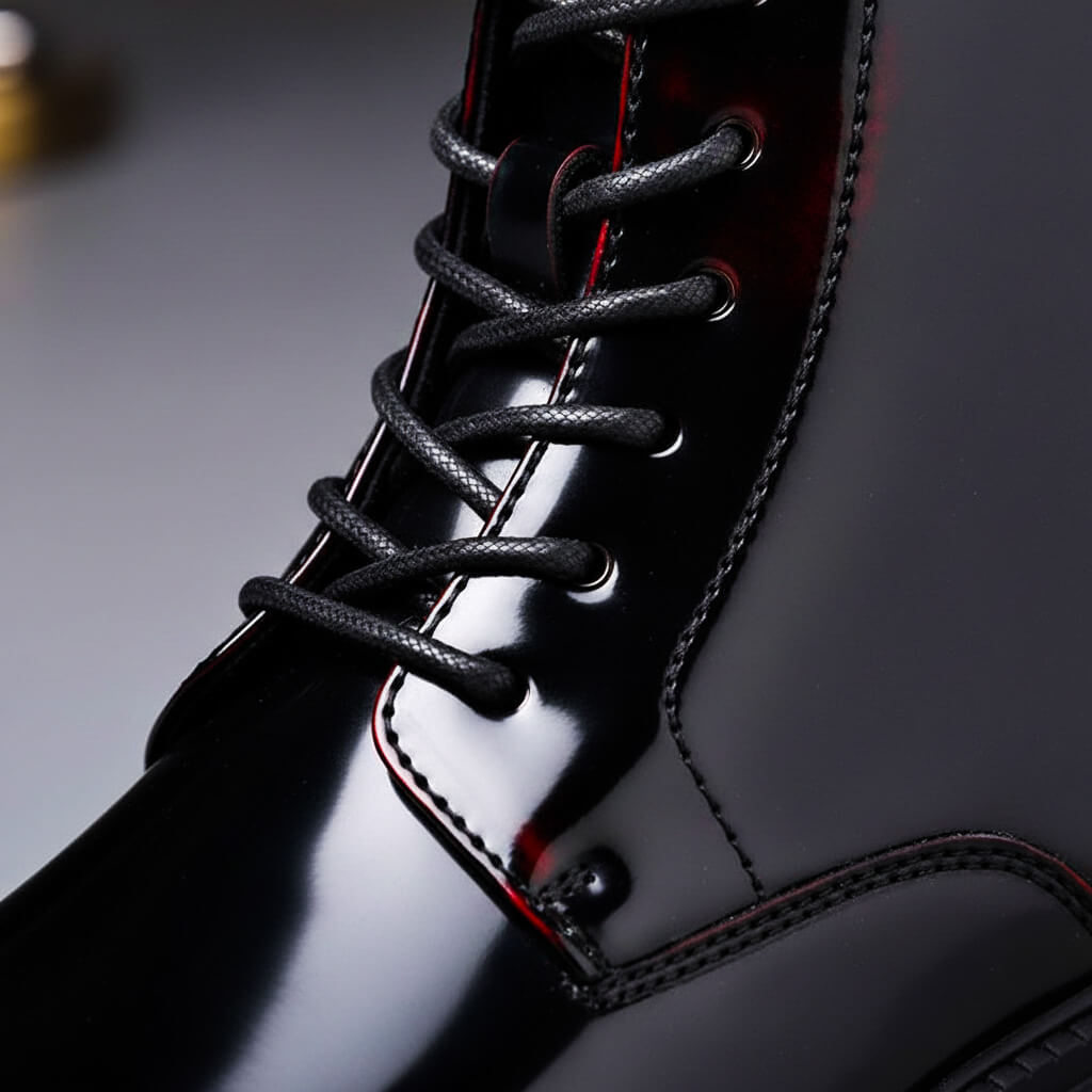 Men's Leather Lace-Up Derby Boots