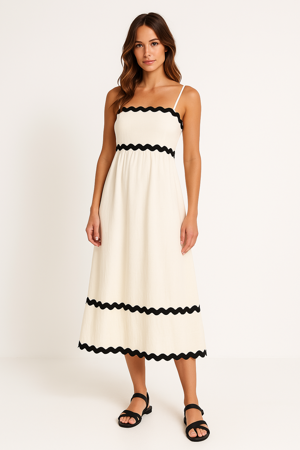 Women's A-Line Beach Sundress Maxi Dress